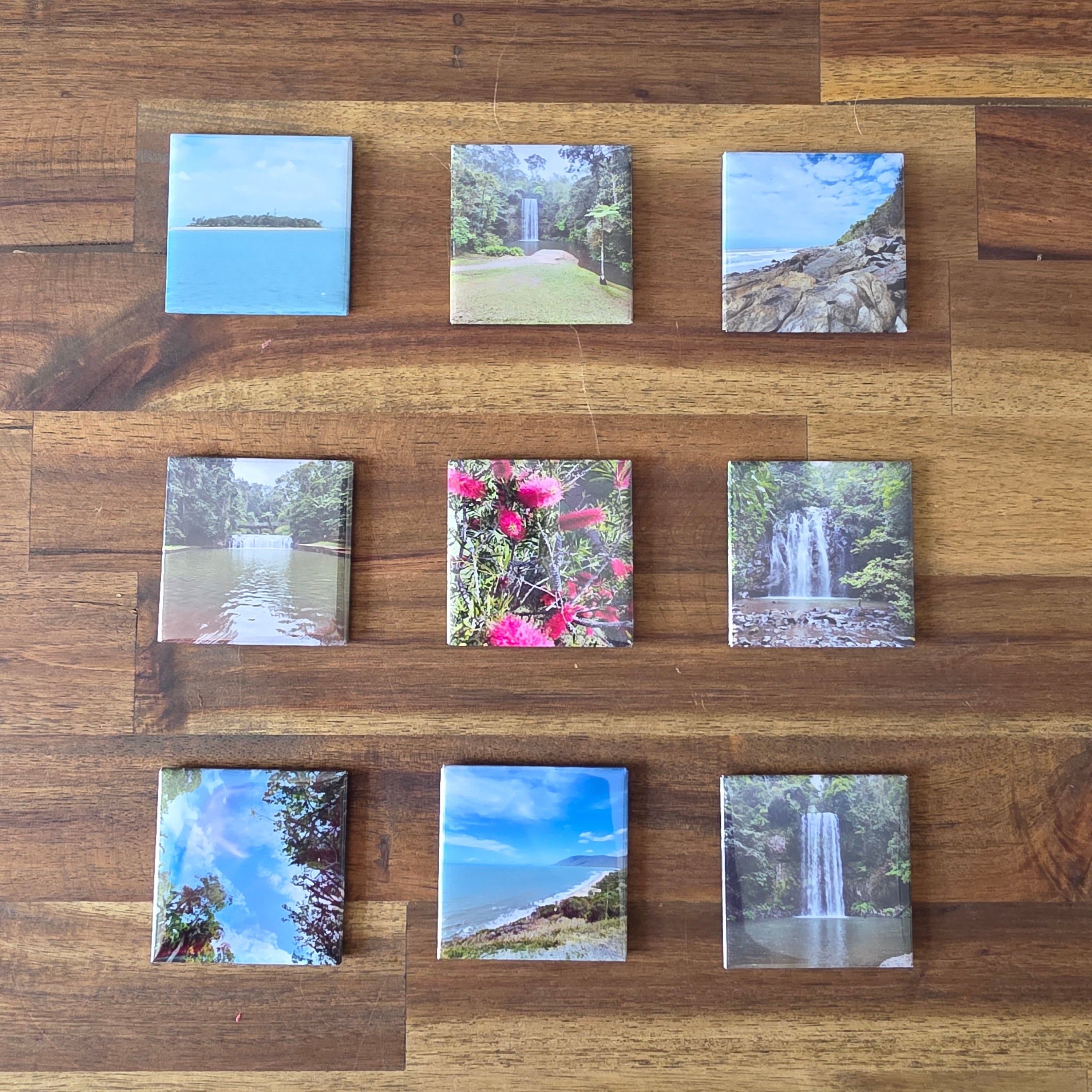 9 x Custom Photo Magnets